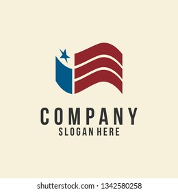 american flag logo