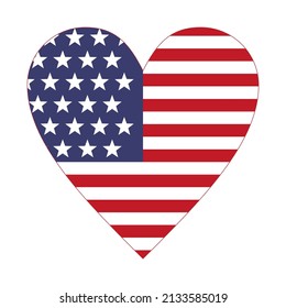 american flag logo banner background 