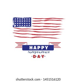 American flag logo design with several variants