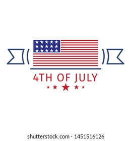 American flag logo design with several variants