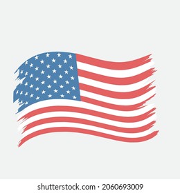 
American flag logo icon design. this creative and high quality design.