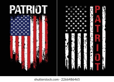 American Flag Patriot Design Template