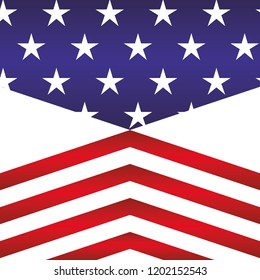 american flag pattern background isolated icon