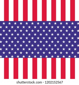 american flag pattern background isolated icon