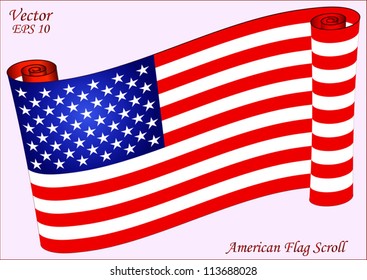 705 American flag scroll Images, Stock Photos & Vectors | Shutterstock