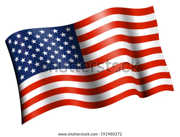 American Flag Star Spangled Banner Stock Vector (Royalty Free ...