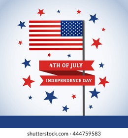american flag with stars