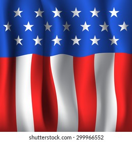 American flag style background