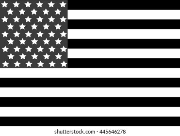 American Flag Black Stock Vector (Royalty Free) 739759261 | Shutterstock