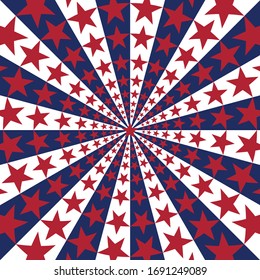 American flag sunburst art texture stars stripes