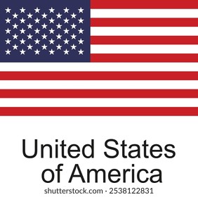 A bandeira americana é um símbolo da liberdade e dos Estados Unidos da América.