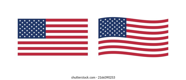 Amerikanische Flagge Symbol der Vereinigten Staaten von Amerika