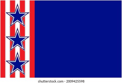 American flag symbols background frame with blank space for text.