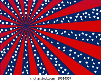 american flag theme vector image