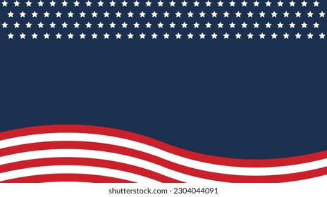 American flag themed background, space for your text