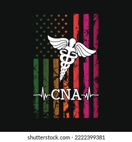 American Flag Tie Dye Cna Costume Nurse Day Nursing