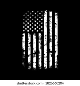 American flag, US flag design vector illustration