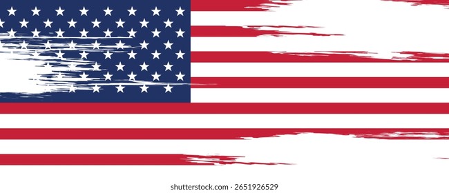 American flag USA design. united states flag. Rendered USA flag. the USA national flag	