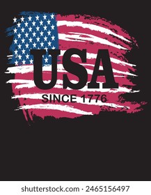 AMERICAN FLAG USA SINCE 1776