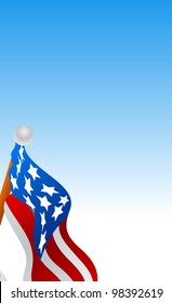 American Flag Vector