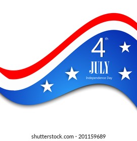 American Flag, Vector background for Independence Day 