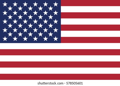 American Flag  vector background. United States of America. USA. The Star-Spangled Banner with Stars and Stripes. USA. natural colors