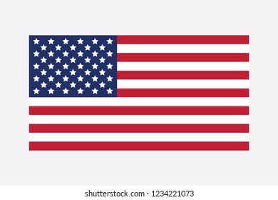 American flag vector design. USA Flag. United States of America Flag.