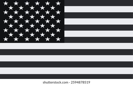 American Flag Vector File - Ideal for Print and Digital Use

