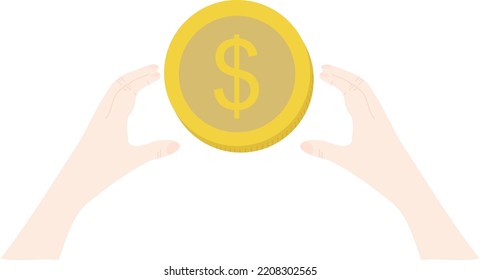 American Flag vector hand drawn,United States dollar vector hand drawn