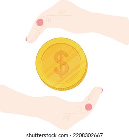 American Flag vector hand drawn,United States dollar vector hand drawn