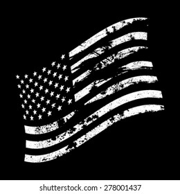 American flag vector icon