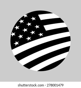 American flag vector icon