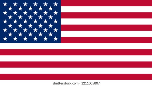 American Flag Vector Illustration
