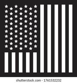 American Flag Vector Illustration Flag Stock Vector (Royalty Free ...