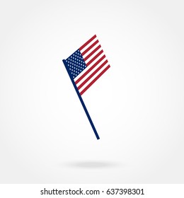 American Flag Vector illustration