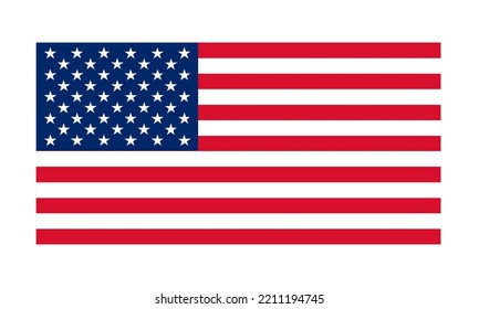 american flag vector illustration for national celebration day