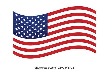 American flag vector, National Flag of USA