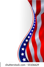 An American Flag Vertical Background