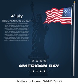 American Flag Wave Close Up for Memorial Day or 4th of July