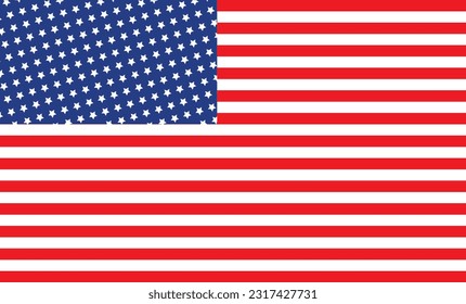 American Flage Vector Design Templet