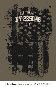American Flags Vector