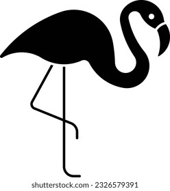 American flamingo flamingo Bahamas bird elegance Glyph