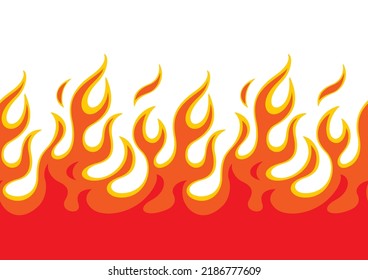 American flare pattern seamless flame pattern