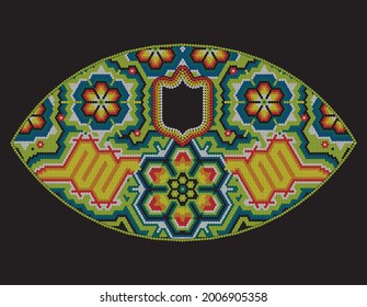 Amerikanischer Fußball-Helm Huichol