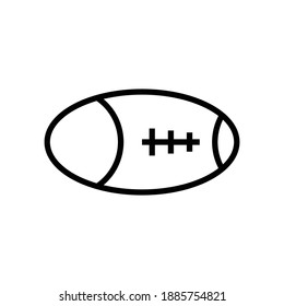 american footbal ball icon vector sign symbol