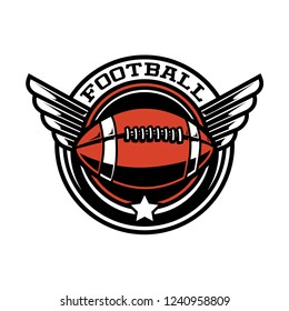 AMERICAN FOOTBAL EMBLEM