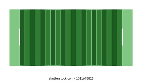 American footbal field vector sport illustration
