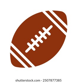 american footbal icon of color style design vector template