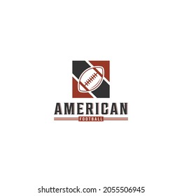 american footbal logo template , vector in white background