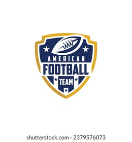 American Football Badge Team Club Champions League Logo Vector